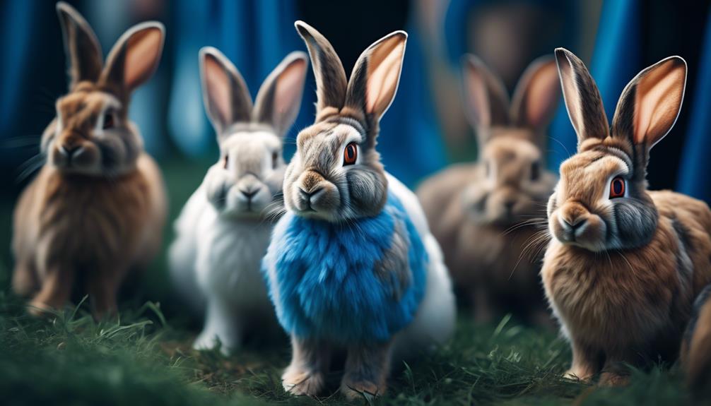 variety of beveren rabbit colors