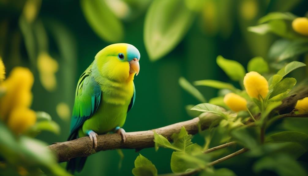 vibrant and enchanting parrotlet