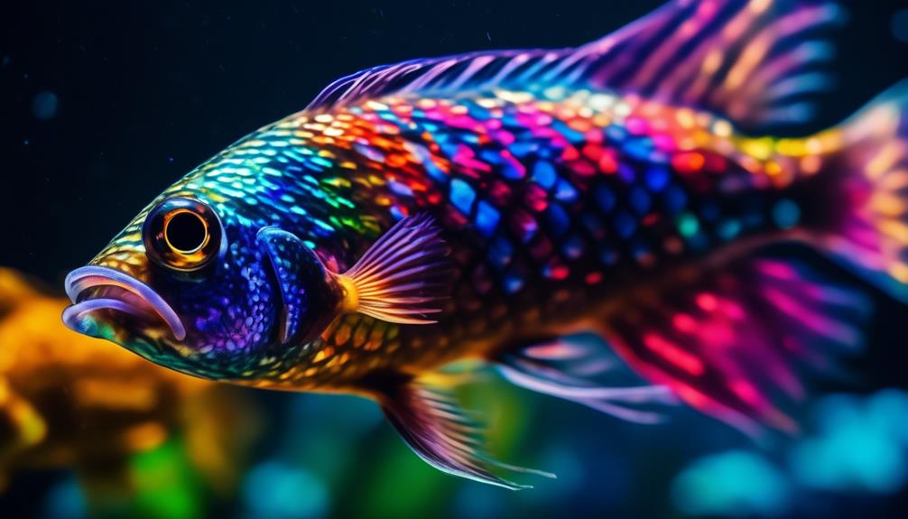 vibrant and feisty fish