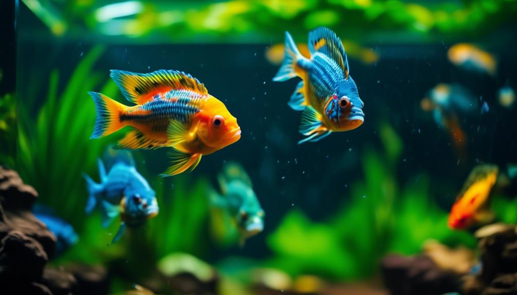 vibrant asian cichlids thrive