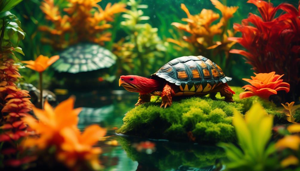 vibrant chicken turtles await