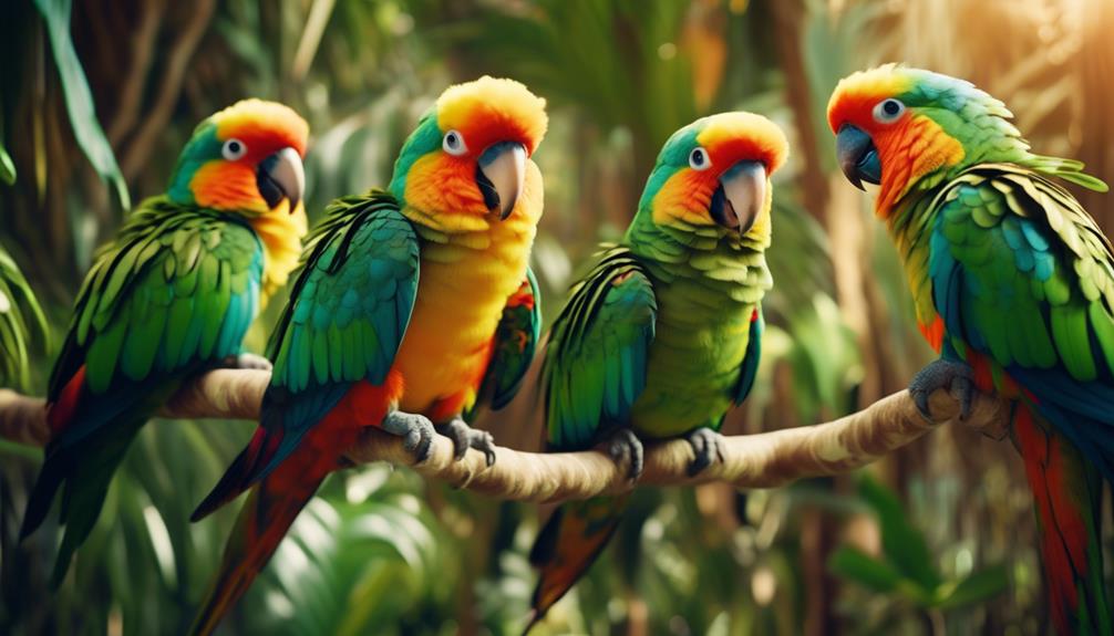 vibrant mulga parrots habitat