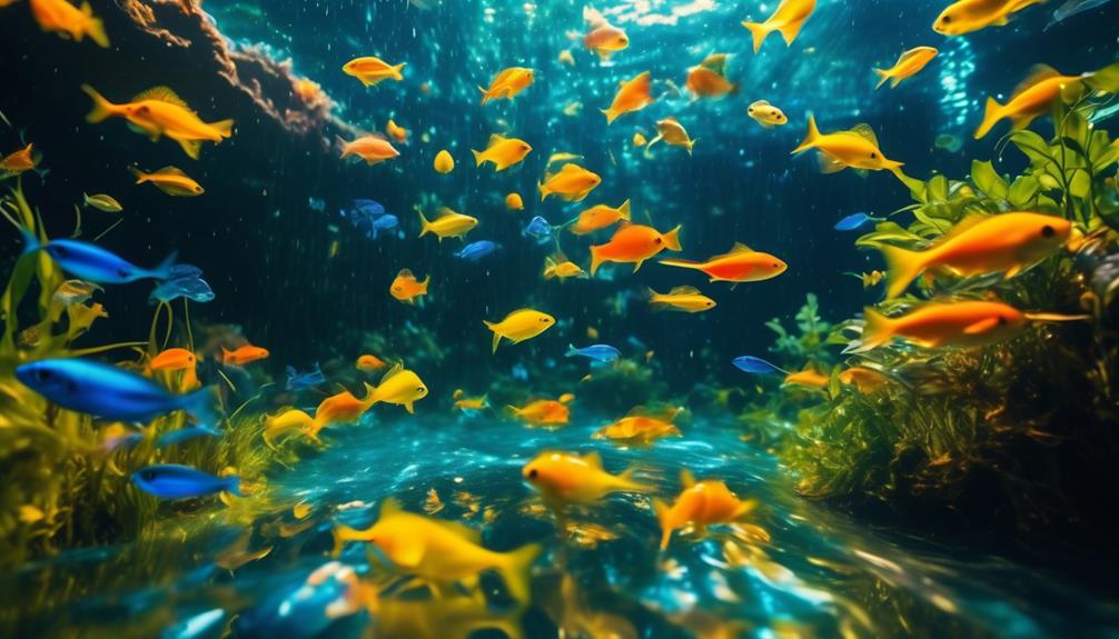 vibrant platies ideal aquarium fish