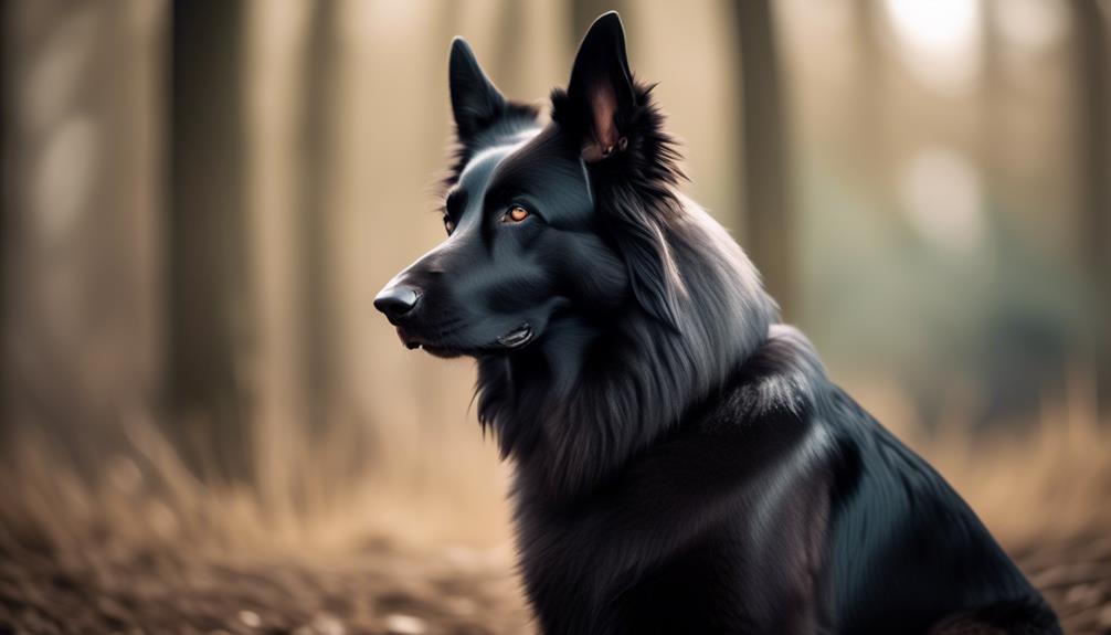 vigilant and protective belgian sheepdog