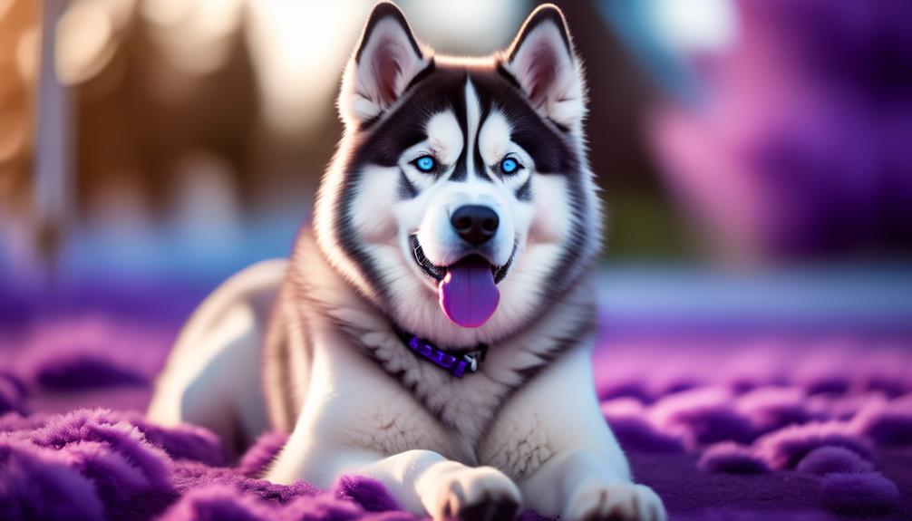 visually stunning chusky dogs