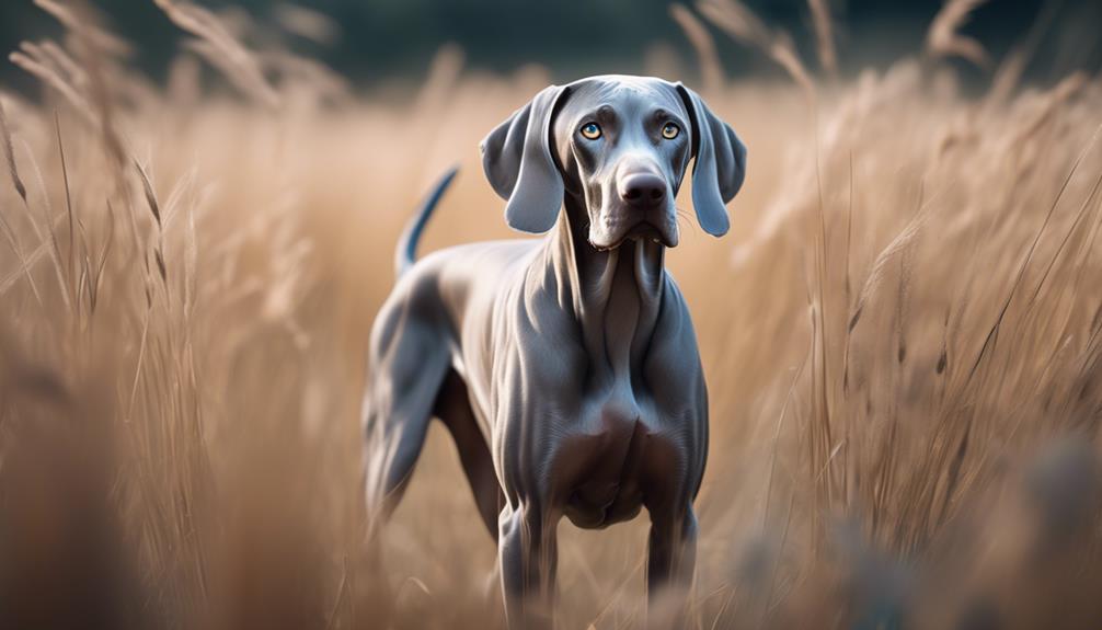weimaraner s hunting prowess emphasized