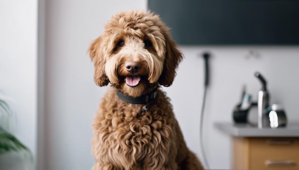 adorable puppy s hair trim