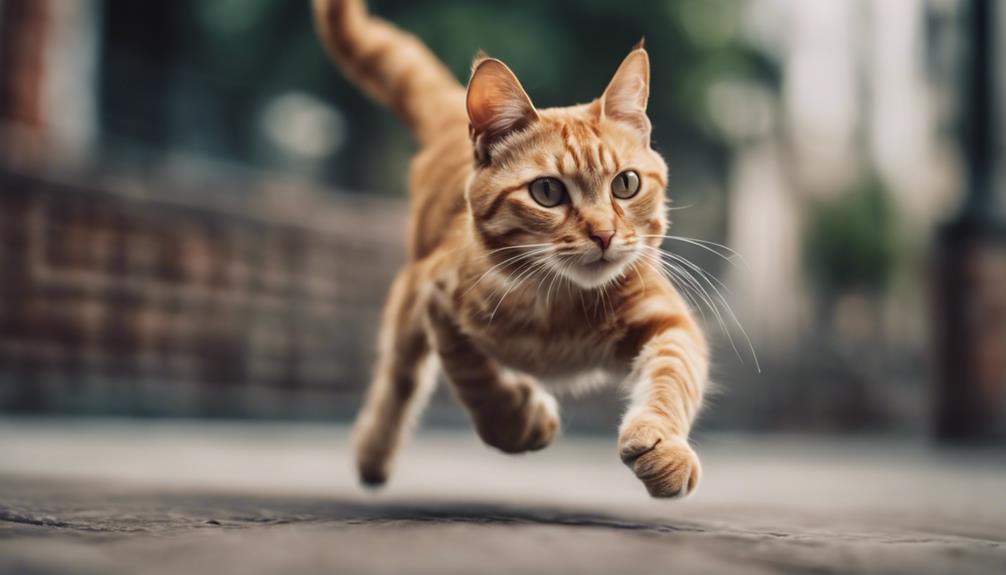 analyzing feline jumping technique