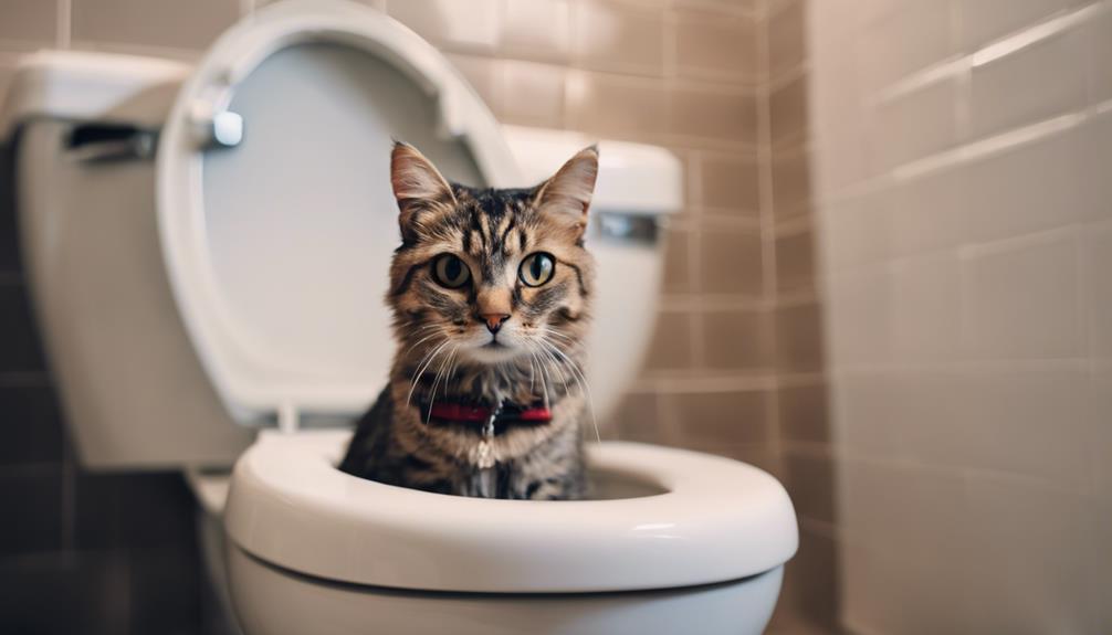 cat toilet training success