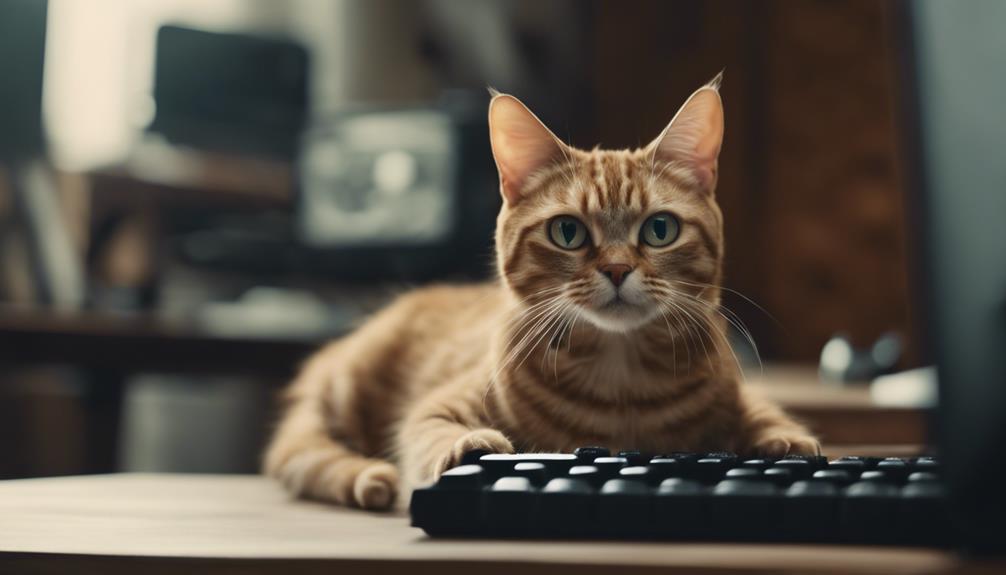 cats and typing habits