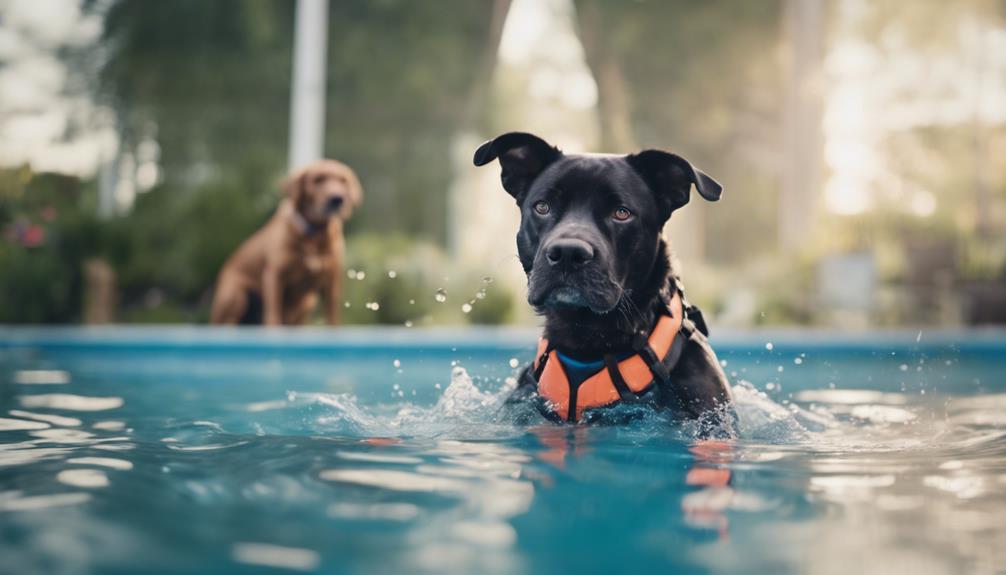 diverse dog swimming skills