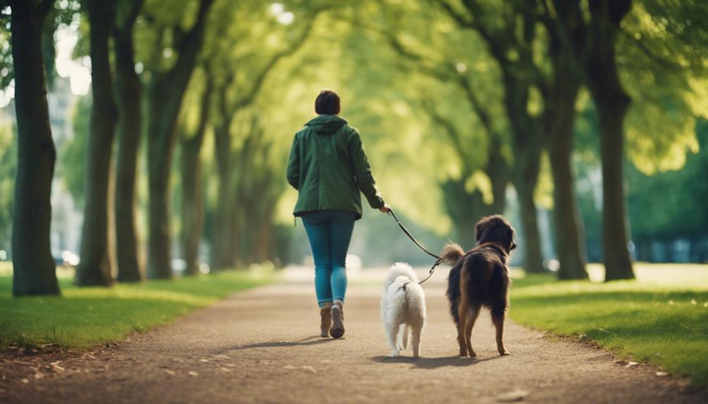 dog walking health tips