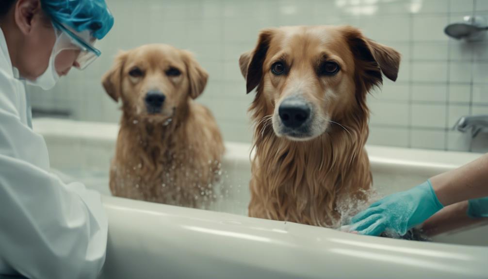 dog washing process described