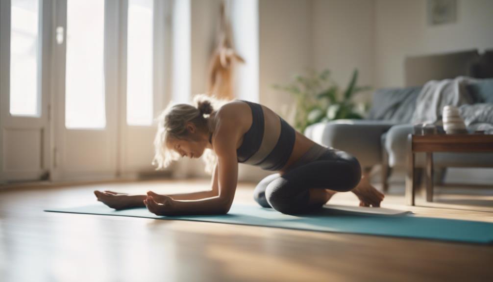 doga practice at home