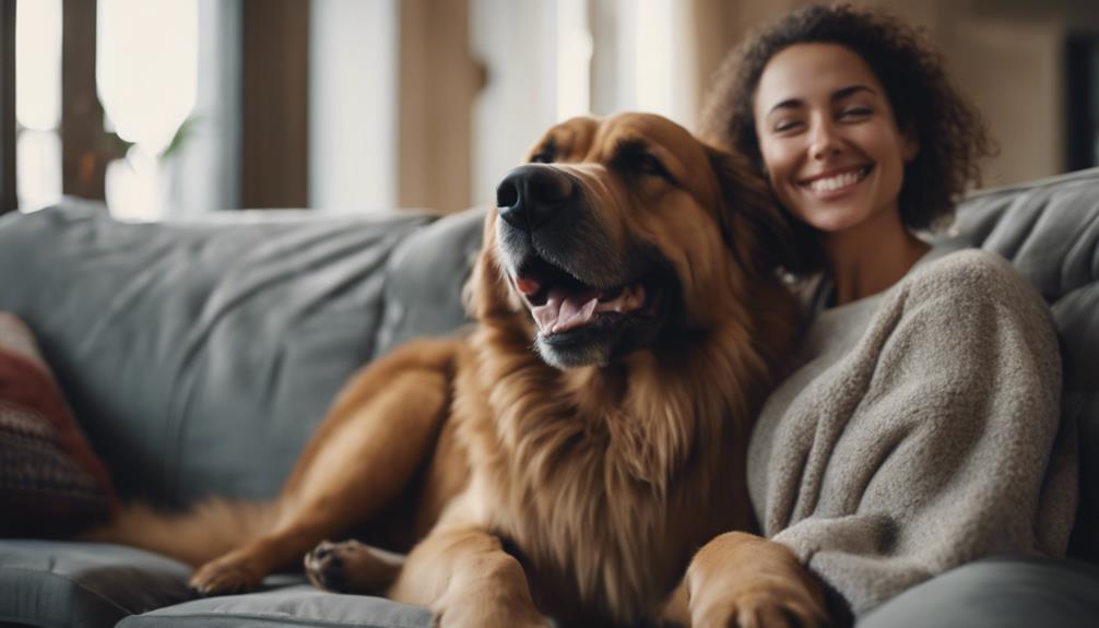 giant dogs love cuddles