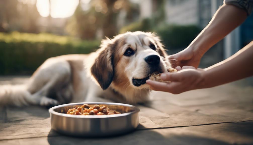 improving dog human mealtime interaction