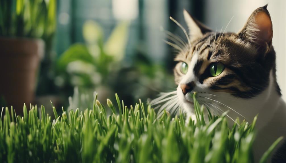 indoor cat grass benefits