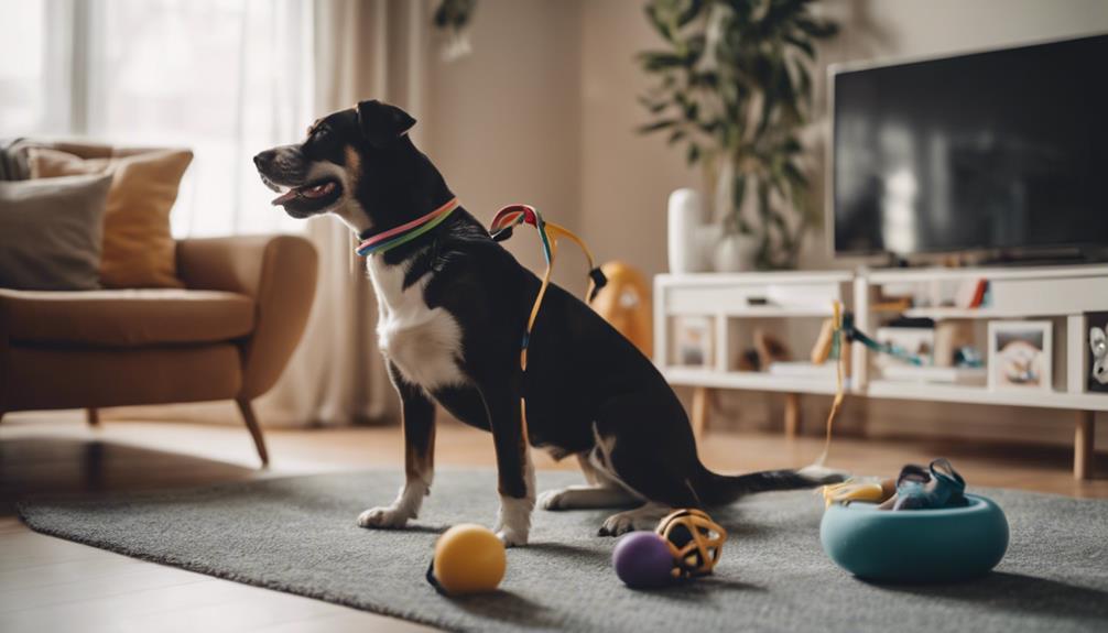 keeping dogs active indoors