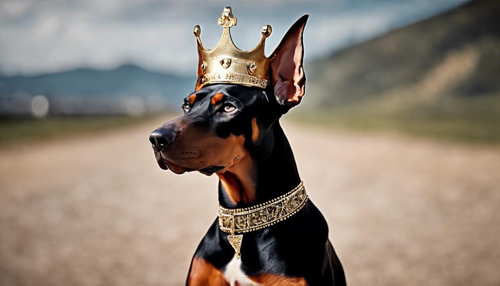 noble breed doberman dogs