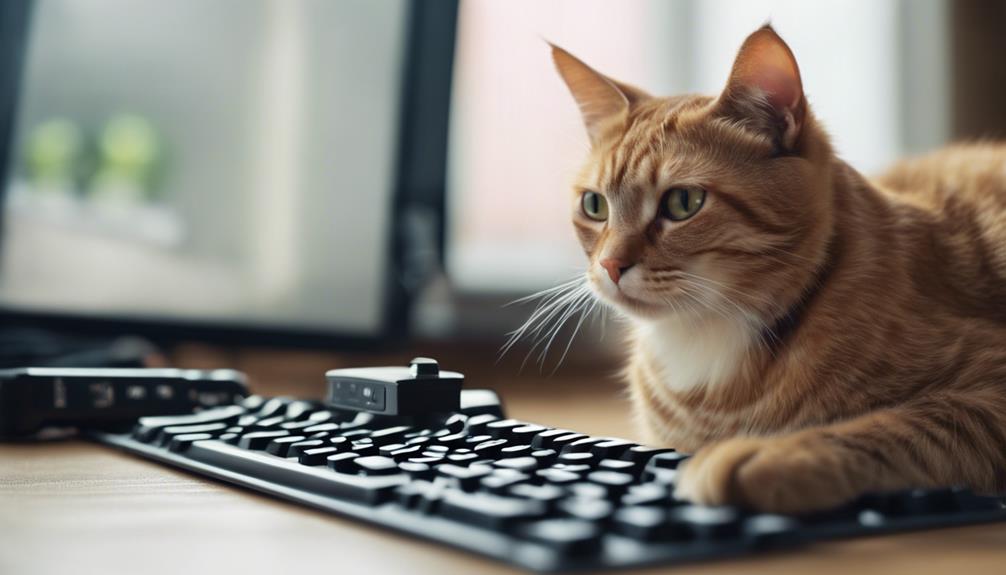 preventing feline typing mishaps