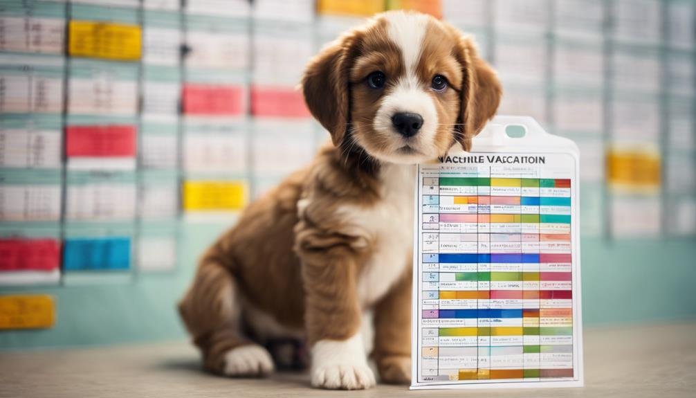 puppy vaccination schedule details