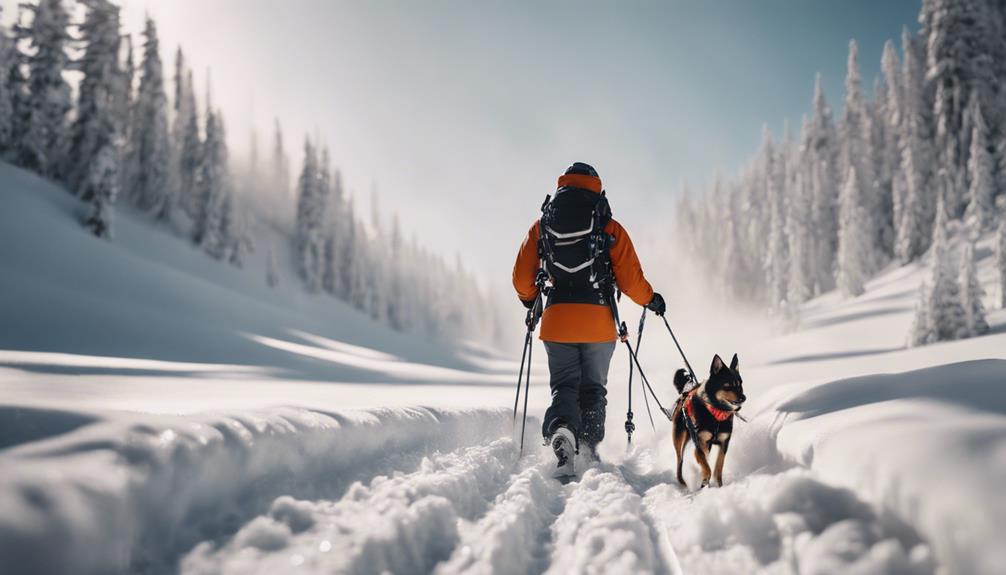 skijoring with your dog