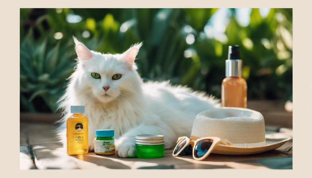 sunburn care for cats