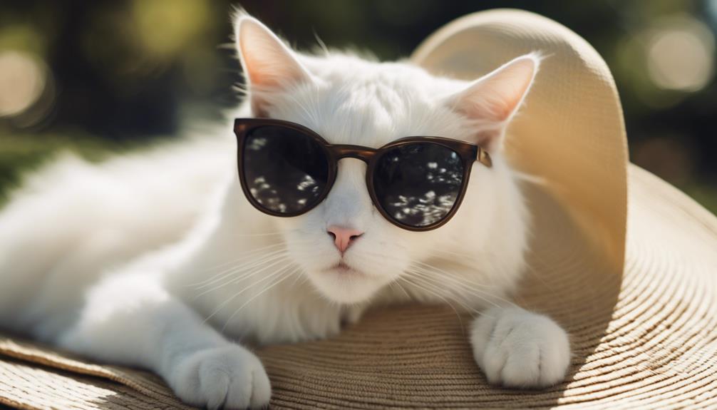 sunscreen for white felines