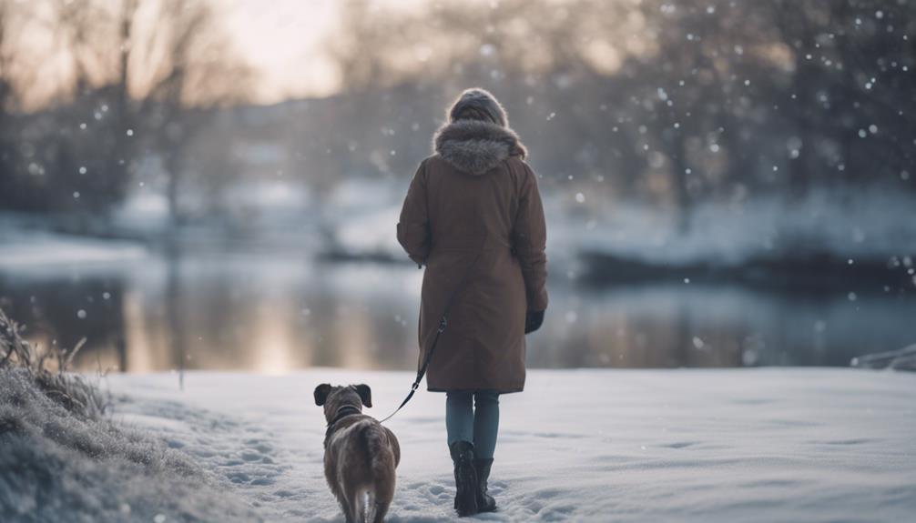 supervising pets on ice