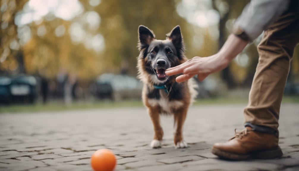 training dogs using redirection