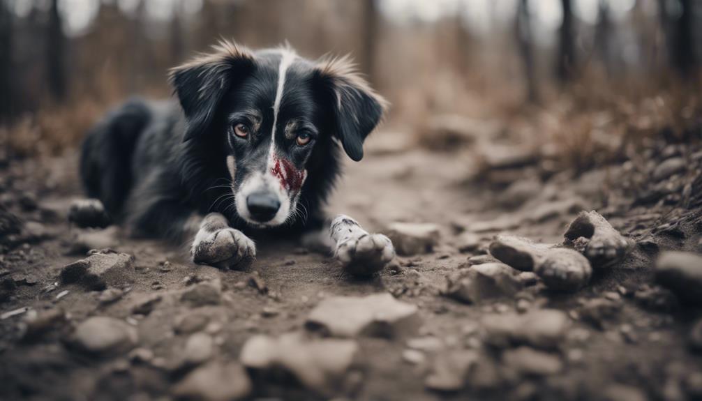 unattended cracked paws risks