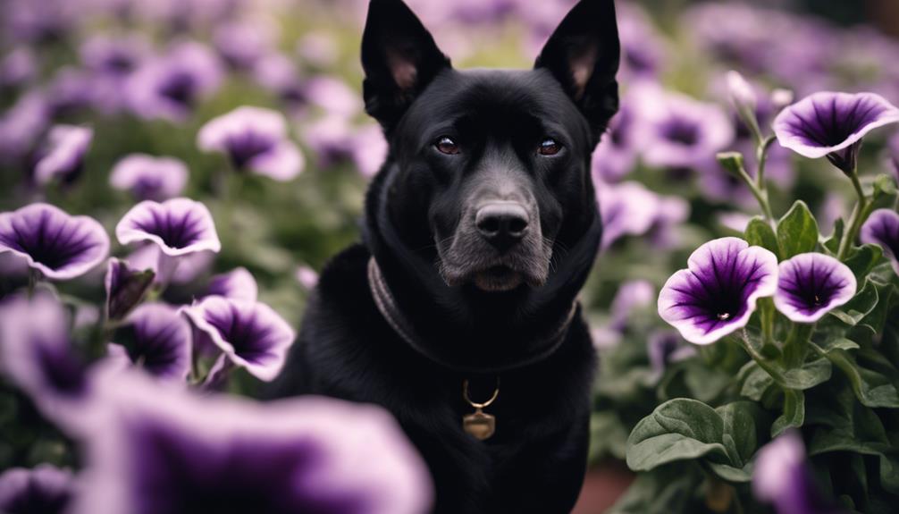 unique black velvet petunia